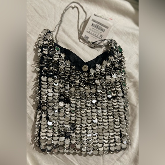 Zara limited edition beaded shoulder bag - Picture 7 of 7